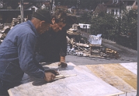 Katholische Kirche Langnau  Abbruch und Neubau 1967/68