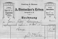 Langnauer Gewerbe  Briefköpfe 19. & 20. Jhd.