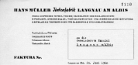 Langnauer Gewerbe  Briefköpfe 19. & 20. Jhd.