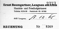 Langnauer Gewerbe  Briefköpfe 19. & 20. Jhd.