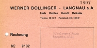 Langnauer Gewerbe  Briefköpfe 19. & 20. Jhd.