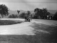 Langnau  1921 / Töff mit Seitenwagen, Striempelrank
