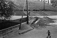 Langnau  um 1930 / Pausenplatz Altes Schulhaus