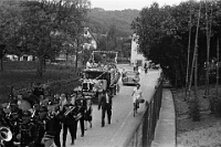 Langnau  1934 / Rückkehr des Turnvereins vom Kantonalen Turnfest