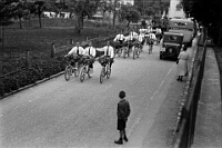 Langnau  1934 / Rückkehr des Turnvereins vom Kantonalen Turnfest