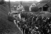 Langnau  1934 / Rückkehr des Turnvereins vom Kantonalen Turnfest