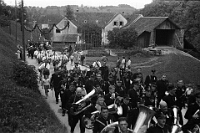 Langnau  1934 / Rückkehr des Turnvereins vom Kantonalen Turnfest
