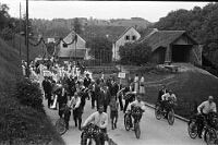 Langnau  1934 / Rückkehr des Turnvereins vom Kantonalen Turnfest