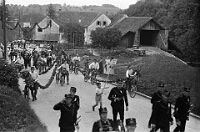 Langnau  1934 / Rückkehr des Turnvereins vom Kantonalen Turnfest