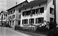 Langnau  1934 / Rückkehr des Turnvereins vom Kantonalen Turnfest