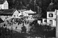 Langnau  1940 / Chilbi Bahnhofareal Langnau