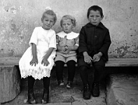 Langnau  1923 / Kinder Schneebeli, Osli, Langnau