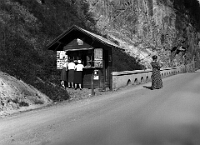 Langnau  1933 / Frau Ella Huber, im Wäggital