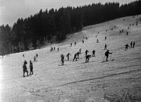 Langnau  Skisport Winterwiese Oberalbis, 1930