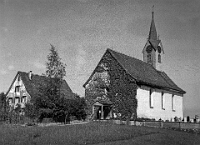 Langnau  Kirche & Pfarrhaus , 1933