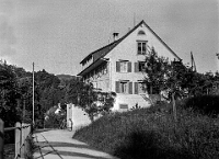Langnau  Haus Post Karl Schärer, Garage Frick, 1933