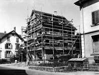 Langnau  Coop Haus KVLG im Bau, 1934