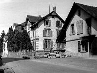 Langnau  Haus A. Danieli-Weberei & Materialschopf E. Meier, Sihlt'str.42, 1934