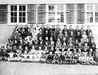 Langnau  1899 / Buch am Irchel, Schule mit Paul Gimpert
