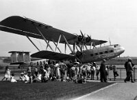 Langnau  1933 / Schülerreise, Flugplatz Dübendorf