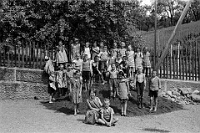 Langnau  um 1935 / Pausenplatz Altes Schulhaus