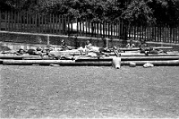 Langnau  um 1935 / Pausenplatz Altes Schulhaus
