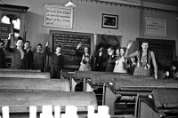 Langnau  1938 / Schüler im Alten Schulhaus