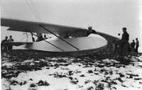 Segelflugbetrieb auf dem Albis  um 1935