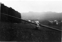 Segelflugbetrieb auf dem Albis  um 1935