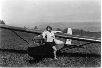 Segelflugbetrieb auf dem Albis  um 1935