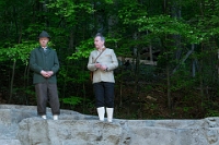 Wildgarten - Orellis Odyssee  Probenfotos im alten Bärengraben Freilichtaufführung zum 150. Jubiläum des Tierpark Langenber