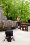 Wildgarten - Orellis Odyssee  Probenfotos im alten Bärengraben. Freilichtaufführung zum 150. Jubiläum des Tierpark Langenberg