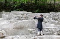 Wildgarten - Orellis Odyssee  Probenfotos im alten Bärengraben. Freilichtaufführung zum 150. Jubiläum des Tierpark Langenberg