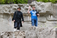 Wildgarten - Orellis Odyssee  Probenfotos im alten Bärengraben. Freilichtaufführung zum 150. Jubiläum des Tierpark Langenberg
