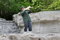 Wildgarten - Orellis Odyssee  Probenfotos im alten Bärengraben. Freilichtaufführung zum 150. Jubiläum des Tierpark Langenberg